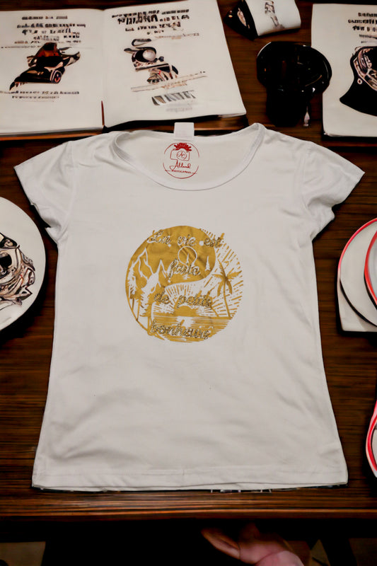 T-shirt "La vie est faite de petits bonheurs."